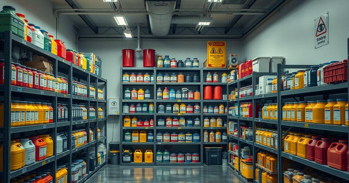Armazenamento de Produtos Químicos e Inflamáveis