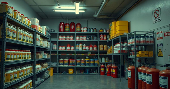 Melhores Pr&aacute;ticas para o Armazenamento de Produtos Qu&iacute;micos e Inflam&aacute;veis