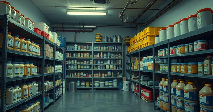 Armazenamento de Produtos Qu&iacute;micos e Inflam&aacute;veis: Pr&aacute;ticas Seguras e Eficientes